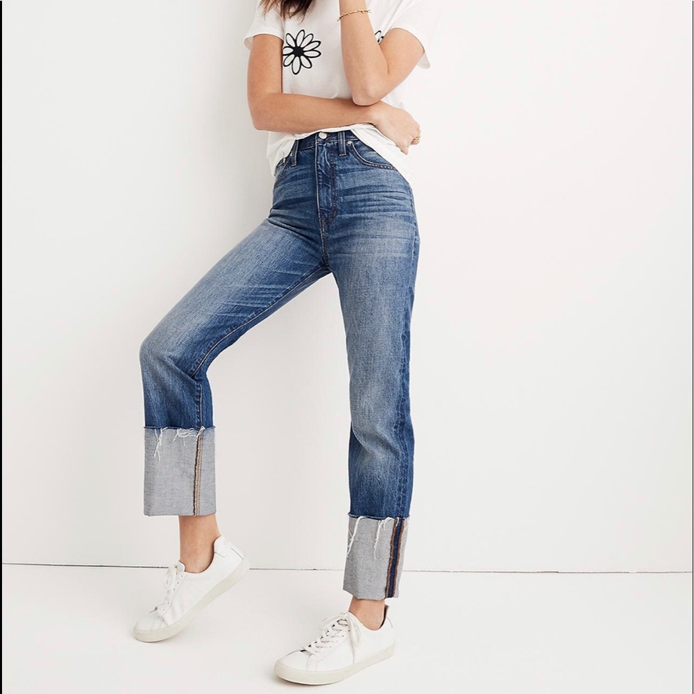 Madewell Rigid Straight Crop Jeans